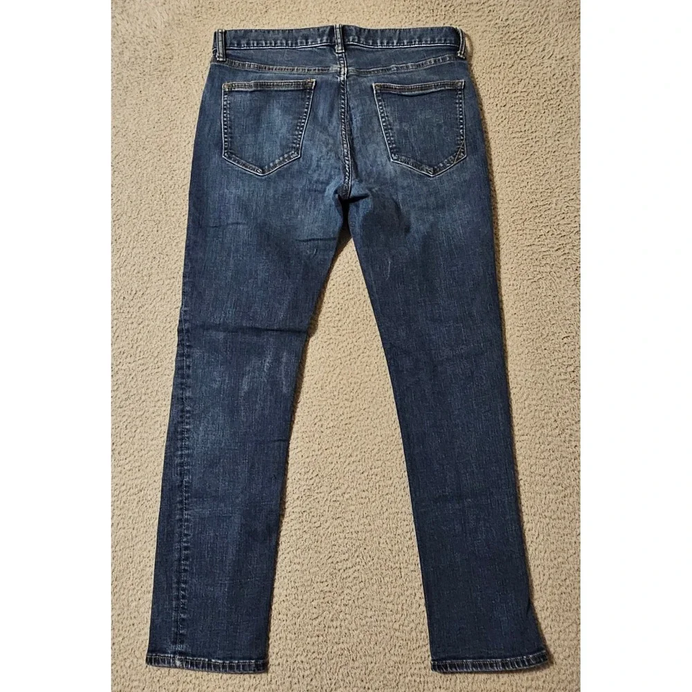 Banana Republic Skinny Techmotion Jeans Mens 32x30 Dark Wash Blue Denim Stretch